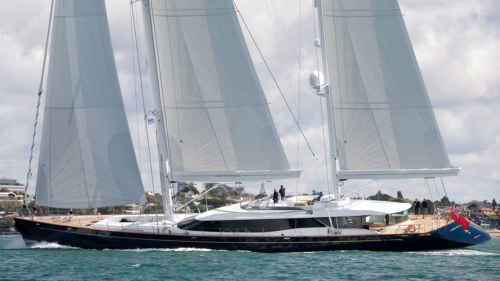 Sailing yacht Q readying for charter